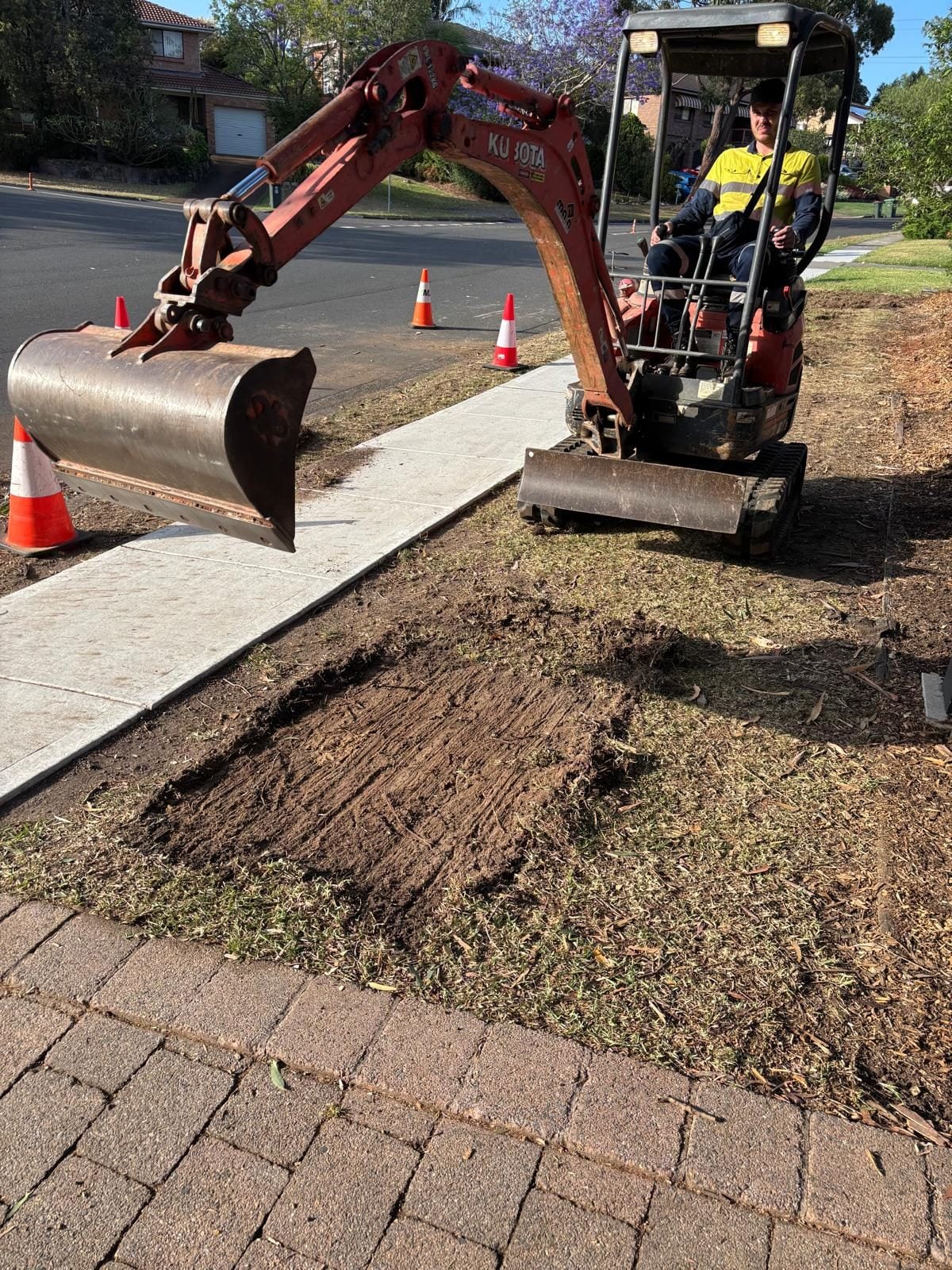 Front-yard landscaping — Menai by True Roots near Menai