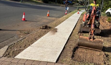 Turf and landscaping installed by True Roots in the Sutherland Shire